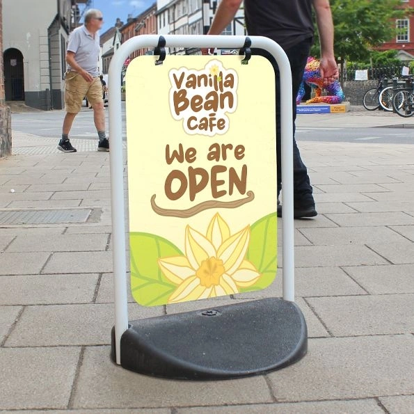  Weighted Pavement Sign Outdoors