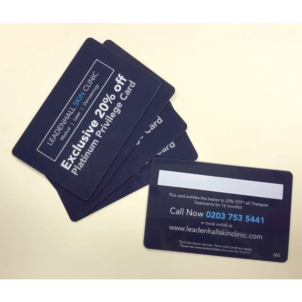 Plastic Privilege Cards