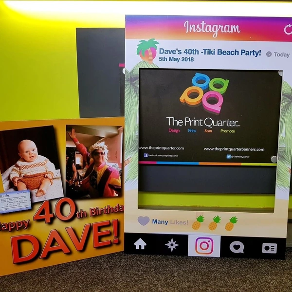 Celebration Instagram Selfie Frames A1