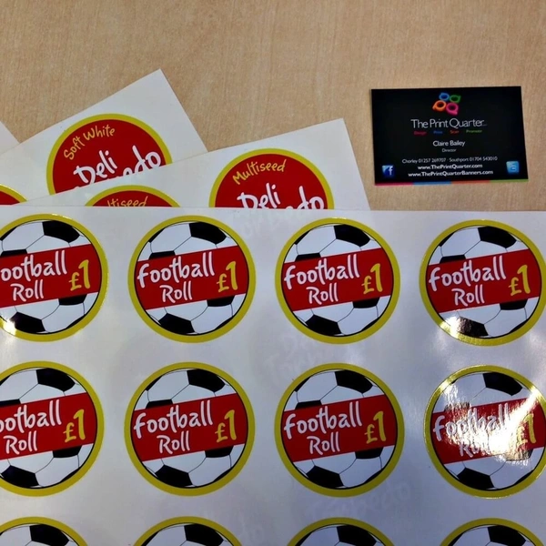 Custom Sized Vinyl Stickers Printed & Cut